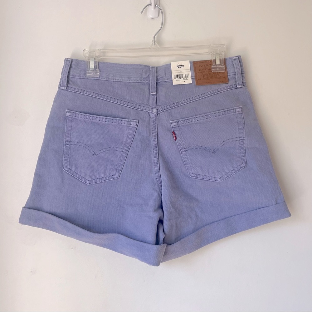 Levi’s ‘80s Rolled Mom Denim Short - Dusty Persian Violet 28" NWT - Picture 9 of 9